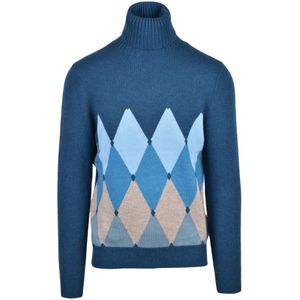 Ballantyne - Kasjmier Hoge Hals Pullover Trui - Veelkleurig - Heren