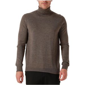 Stefano Lauran, Heren, Truien, Bruin, Maat: S Wol,