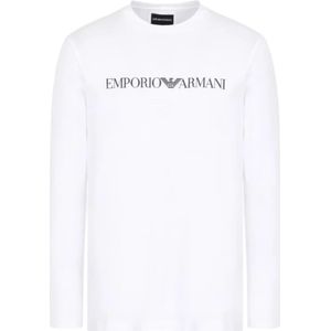 Emporio Armani, Heren, Tops, Wit, Maat: L