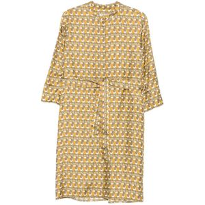 Max Mara, Dames, Jurken, Geel, Maat: XS Zijde,