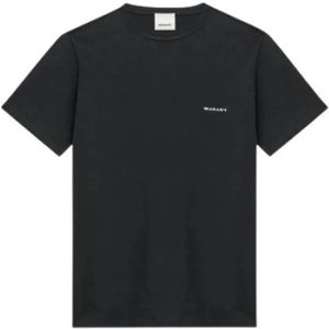 Isabel Marant, Heren, Tops, Zwart, Maat: M Katoen,