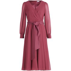 vera mont, Dames, Jurken, Rood, Maat: S Chiffon,