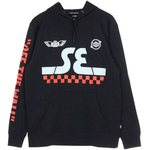 Vans, Heren, Sweatshirts & Hoodies, Zwart, Maat: L Katoen,