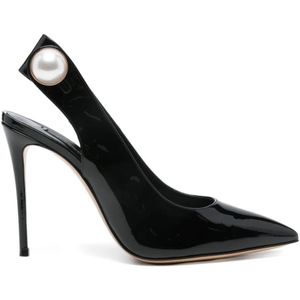 Casadei, Dames, Schoenen, Zwart, Maat: 38 EU Leer,