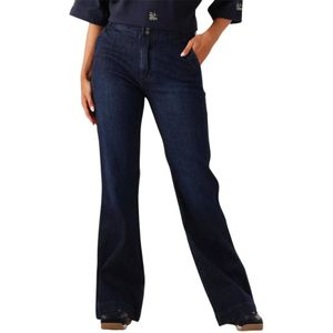 Summum Woman, Dames, Jeans, Blauw, Maat: XS Katoen,