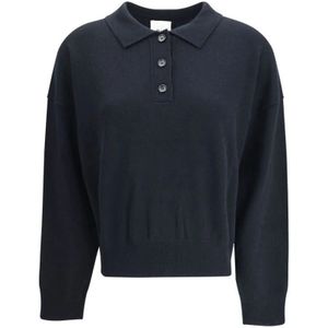 Allude, Dames, Tops, Blauw, Maat: S Wol,