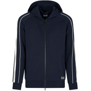 EA7 - 7M000973_AF10377 - Sweater - Marineblauw - Casual - Katoen