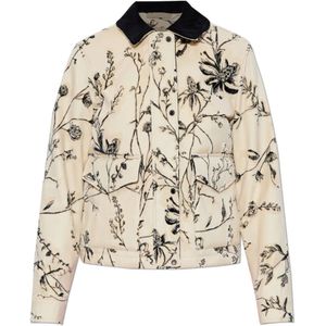 Woolrich, Dames, Jassen, Beige, Maat: L Katoen,