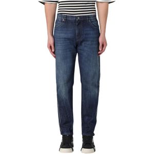 Dolce & Gabbana, Heren, Jeans, Blauw, Maat: XL Katoen,