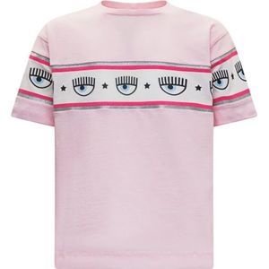 Chiara Ferragni Collection, Dames, Tops, Roze, Maat: XS