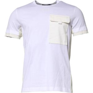 Dolce & Gabbana - T-shirt - Wit - Heren - Katoen