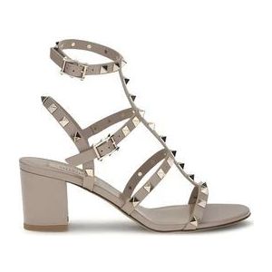 Valentino Garavani, Dames, Schoenen, Beige, Maat: 36 EU Leer,