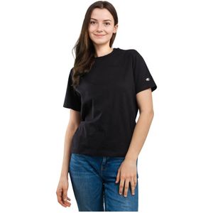 Champion, Dames, Tops, Zwart, Maat: L Katoen,