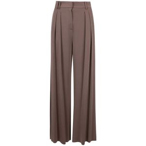 Max Mara, Dames, Broeken, Bruin, Maat: M
