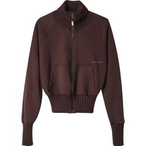 Hinnominate, Dames, Sweatshirts & Hoodies, Bruin, Maat: S Katoen,