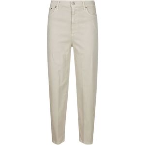 Dondup, Dames, Jeans, Beige, Maat: W29 Katoen,