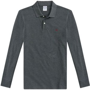 Brooks Brothers, Heren, Tops, Grijs, Maat: XS Katoen,