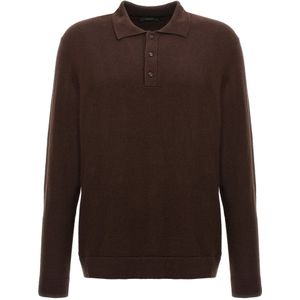 Zanone, Heren, Truien, Bruin, Maat: XL Wol,