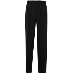 Versace, Heren, Broeken, Zwart, Maat: M