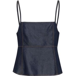 Gestuz, Dames, Tops, Blauw, Maat: S