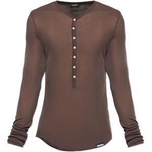 Dsquared2, Heren, Tops, Bruin, Maat: S Modal,