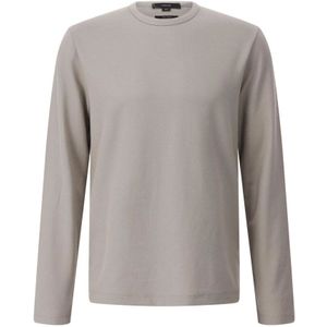 Vince, Heren, Tops, Bruin, Maat: L Katoen,