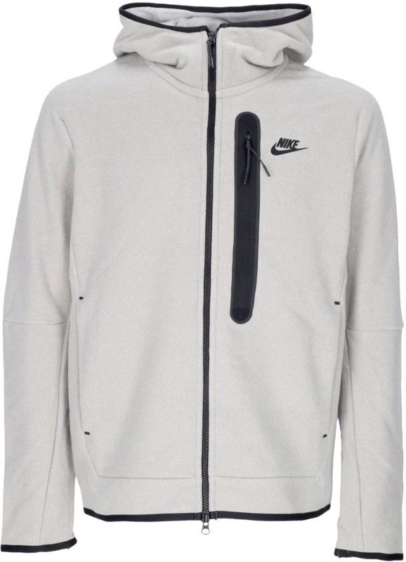 Nike - Tech Fleece Zip Hoodie - Grijs - Heren - Katoen