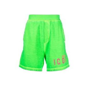 Dsquared2 Casual Shorts , Green , Heren , Maat: L