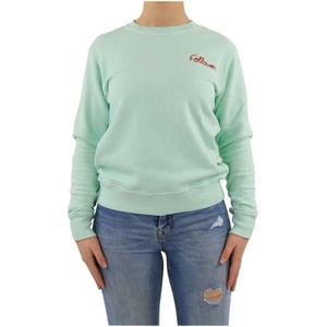 Follovers, Dames, Sweatshirts & Hoodies, Groen, Maat: M