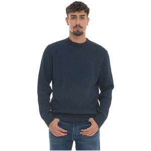 Hugo, Heren, Truien, Blauw, Maat: 2XL Katoen,