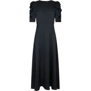 Neo Noir, Dames, Jurken, Blauw, Maat: S Leer,