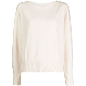 Dkny, Dames, Truien, Beige, Maat: XL Katoen,