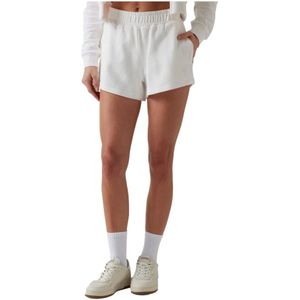 Korte Joggingbroek - Wit - Relaxed Fit