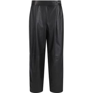 Giorgio Armani, Dames, Broeken, Zwart, Maat: L