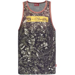 Diesel, Heren, Tops, Veelkleurig, Maat: L Katoen,