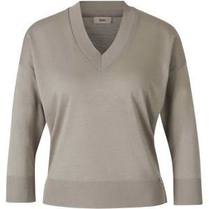 Herno, Dames, Truien, Grijs, Maat: S Katoen,