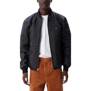 Obey, Heren, Jassen, Zwart, Maat: XL Poliester,