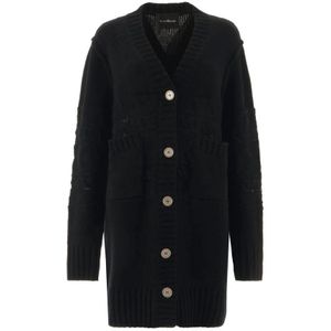 John Richmond, Dames, Truien, Zwart, Maat: S Wol,