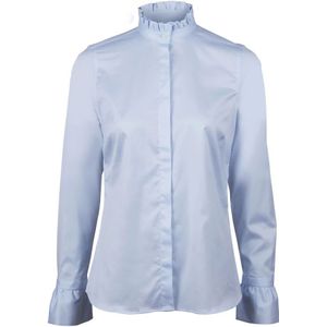 Stenströms, Dames, Blouses & Shirts, Blauw, Maat: XL Katoen,