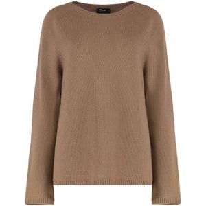 Max Mara, Dames, Truien, Bruin, Maat: S Wol,