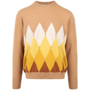 Ballantyne, Heren, Truien, Bruin, Maat: 3XL Kasjmier,