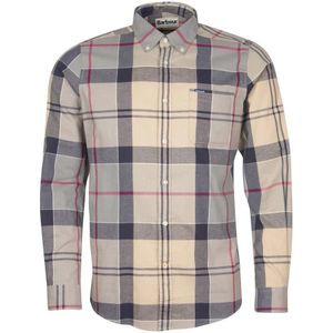 Barbour, Heren, Overhemden, Beige, Maat: S Leer,