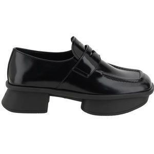 Prada - Elegante Leren Loafers - Zwart - Dames
