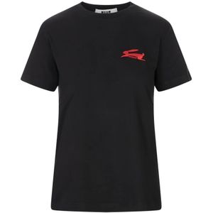 Msgm, Dames, Tops, Zwart, Maat: M