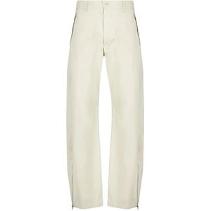 MM6 Maison Margiela, Heren, Broeken, Beige, Maat: S Katoen,