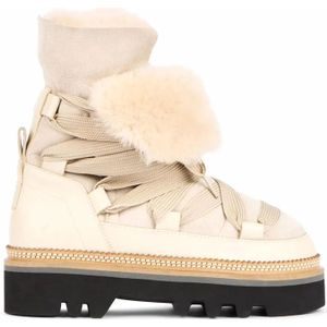 Hogan, Dames, Schoenen, Beige, Maat: 39 1/2 EU Leer,
