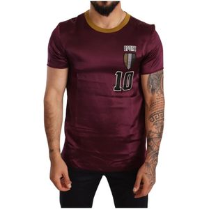 Dolce & Gabbana - T-shirt - Paars - Sport 10 - 100% Zijde