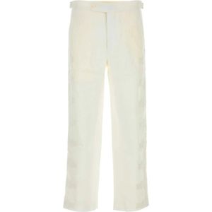 Bode, Heren, Broeken, Wit, Maat: W32 Linnen,