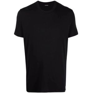 Tom Ford, Heren, Tops, Zwart, Maat: M Katoen,