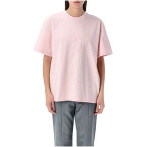 Ganni, Dames, Tops, Roze, Maat: S Katoen,